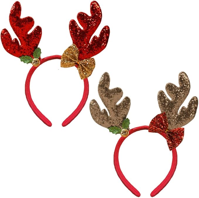 圣诞驯鹿鹿头箍圣诞发带头饰鹿发箍